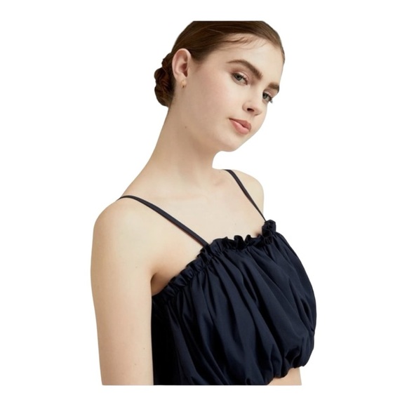 Cinq A Sept Ivee puffball cropped cotton top NWOT - Picture 7 of 9